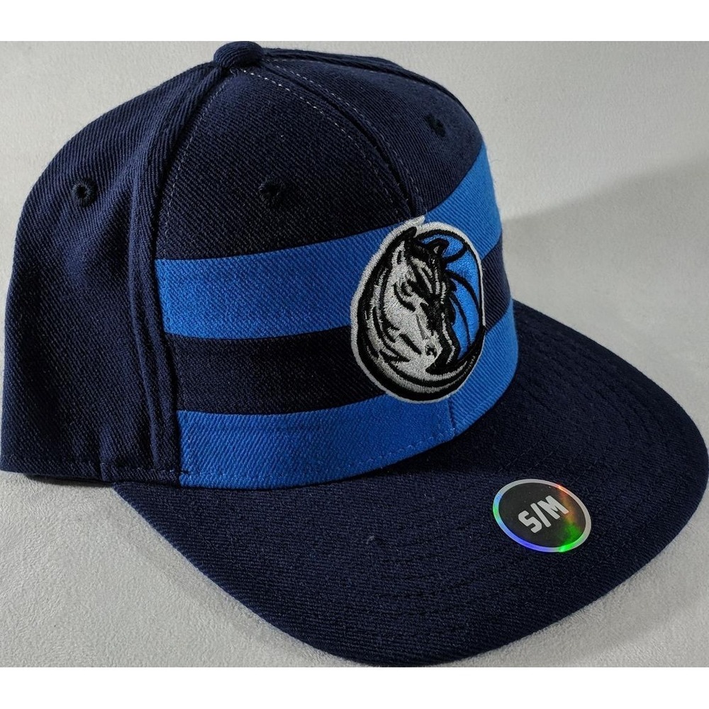 NBA Elevation Fitted S/M Dallas Mavericks Basketball Baseball Hat Cap‎ NEW